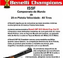 Benelli MP 90 S World Cup a pistola dos Campeões