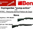 Benelli Nova pump-action - Vocacionada para Tiro Prtico