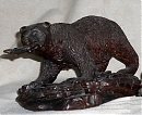 Escultura de urso em bronze