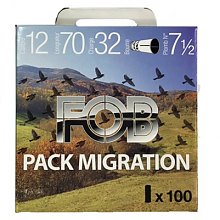 FOB PACK MIGRATION 32 gramas - Ch. 7,5 / Caixa de 100 cartuchos