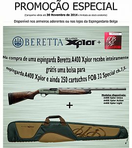 Promoo Especial Beretta A400 Xplor (J ENCERRADA)