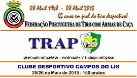 TRAP - Campeonato de Portugal 25 e 26 de Maio de 2013